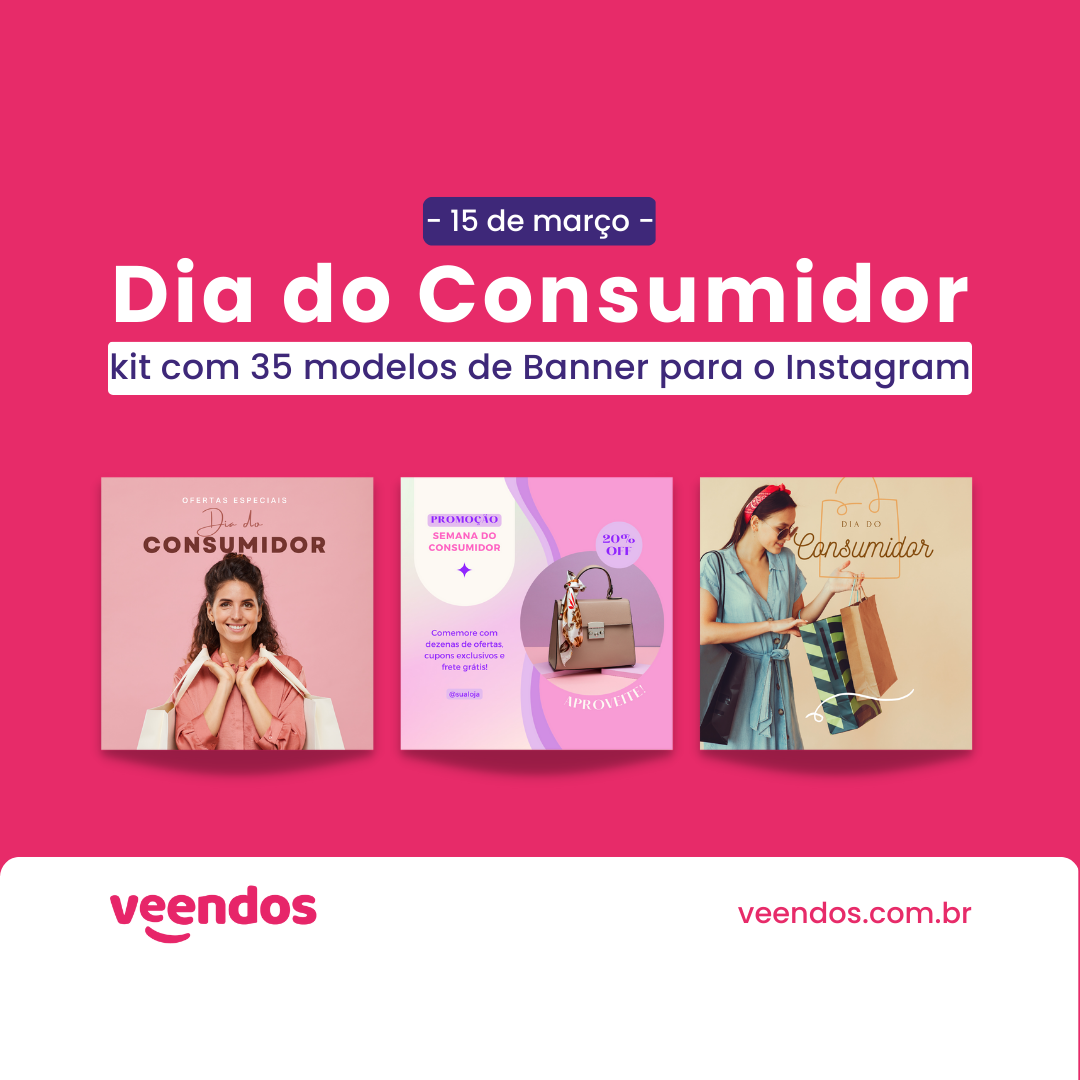 Dia Do Consumidor Kit Com 35 Modelos De Banner Para Instragram